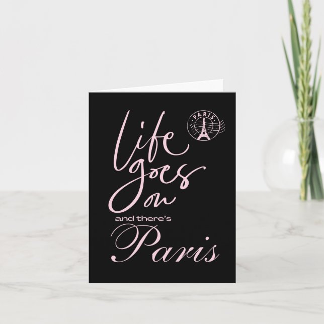Einladung zum Pariser Paris zum Thema Rosa und Sch (Vorderseite)