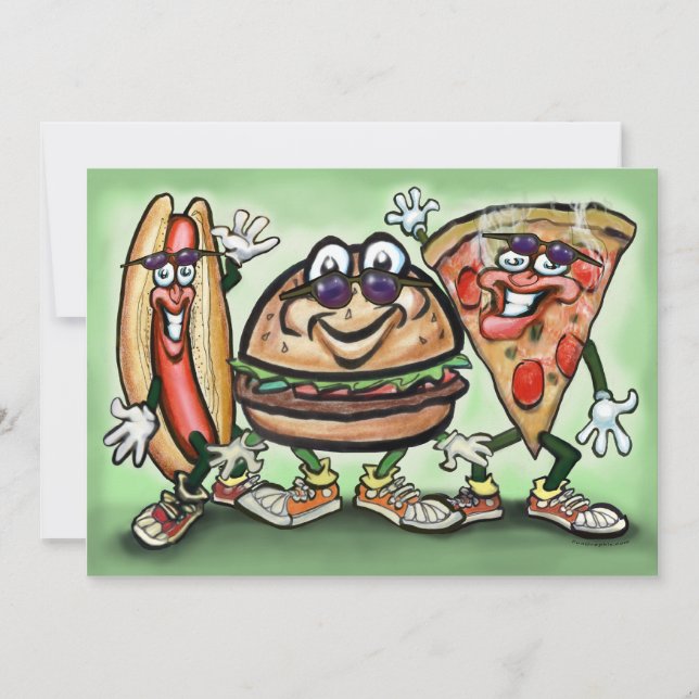 Einladung zum Party (Vorderseite)