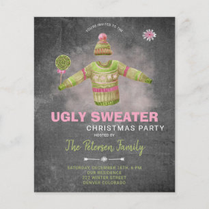 Einladung zum preiswerten Weihnachtsfest mit hässl Flyer