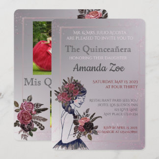 Einladung zum Quinceañera-Fest