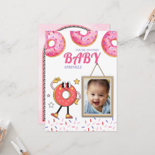 Einladung zum rosa Donut-Baby-Girlschwarm, persona