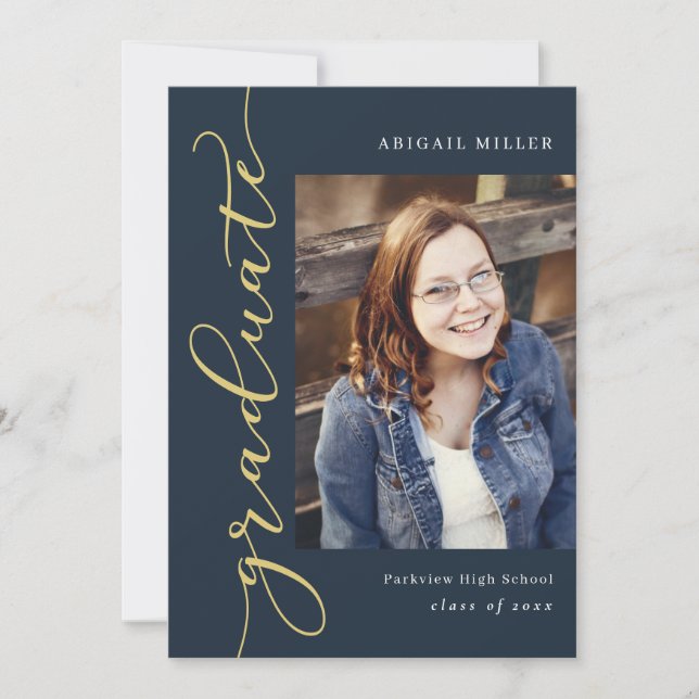 Einladung zum Schreiben eines bearbeitbaren Abschl (Vorderseite)