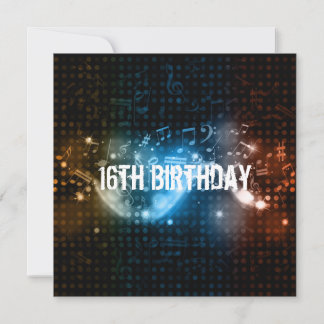 Einladung zum sechzehnten Geburtstag