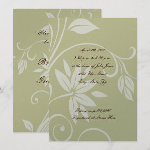 Einladung zum Silver and Gold Bridal Shower