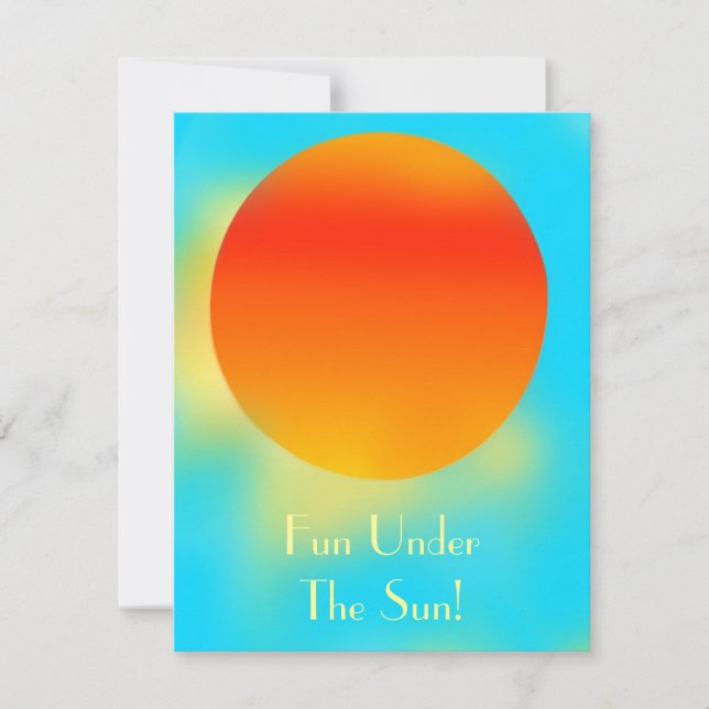 Einladung zum Sonnenschein (Vorderseite)