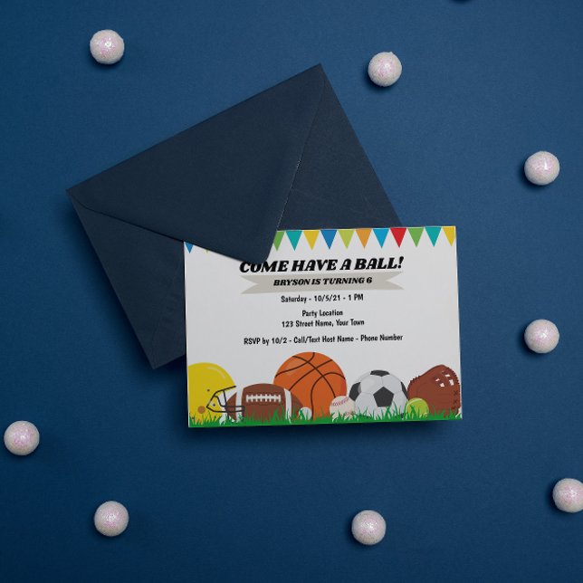 Einladung zum Sport zum Geburtstag (Von Creator hochgeladen)