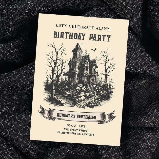 Einladung zum Spuk Geburtstag (Von Creator hochgeladen)