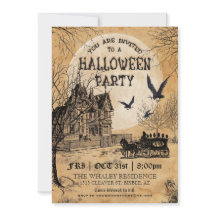Einladung zum Spuk Halloween-Party