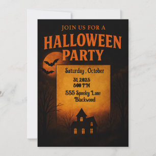 Einladung zum Spuk Halloween-Party unheimlich