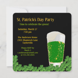 Einladung zum St. Patrick's Day Beer