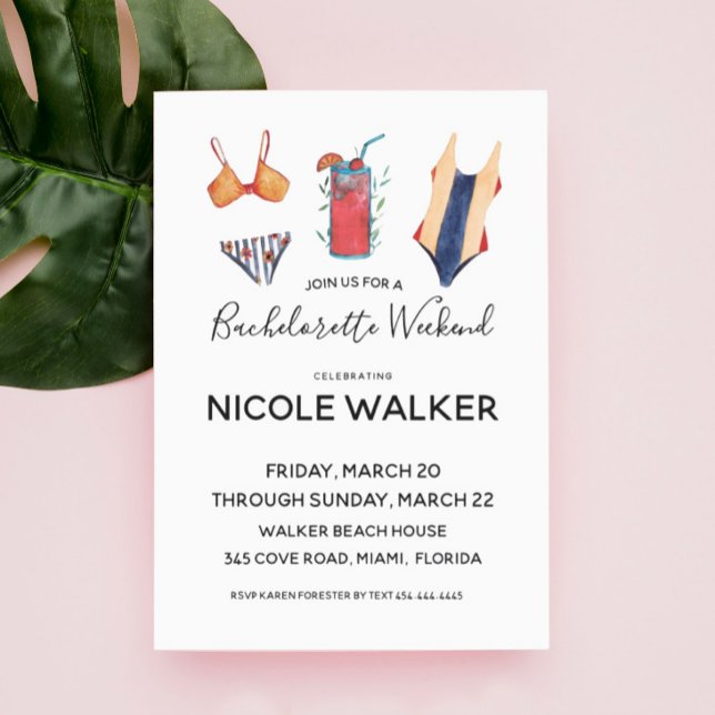 Einladung zum Swim Junggeselinnen-Abschied Weekend (Von Creator hochgeladen)