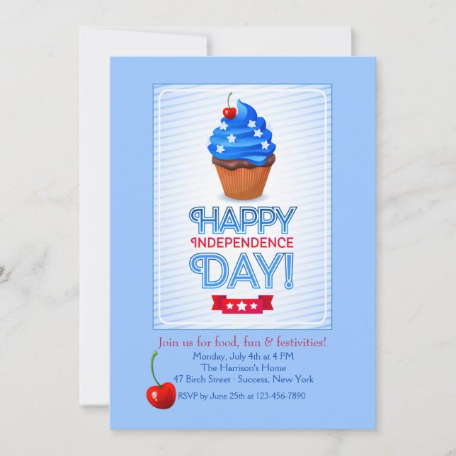 Einladung zum Tag der Unabhängigkeit (Vorderseite)