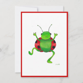 Einladung zum Tanzen "ladybug"