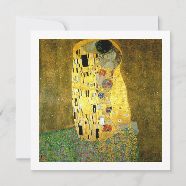 Einladung zum Thema Kiss Wedding (Vorderseite)