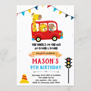 Einladung zum Tierbus zum Geburtstag