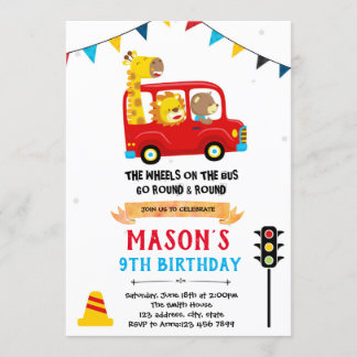 Einladung zum Tierbus zum Geburtstag