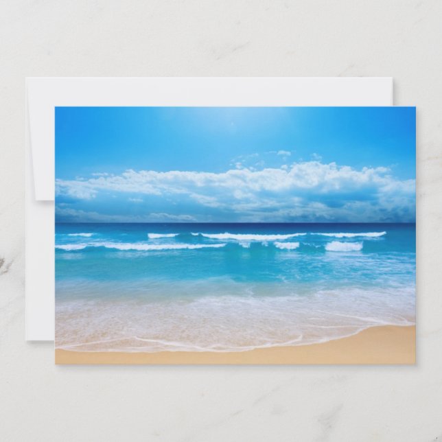 Einladung zum tropischen Ozean (Vorderseite)