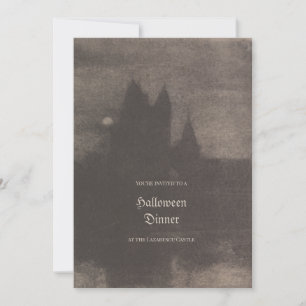 Einladung zum Vintagen Foto Custom Halloween-Party