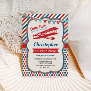 Einladung zum Vintagen Geburtstagspiloten