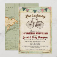 Einladung zum Vintagen Hochzeitstag