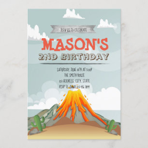 Einladung zum Volcano Birthday