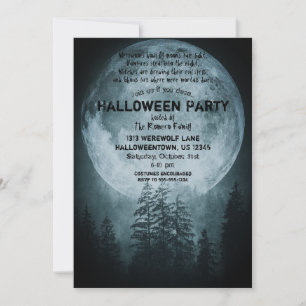 Einladung zum Vollmond-Halloween-Party