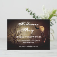 Einladung zum Vollmond-Halloween-Party