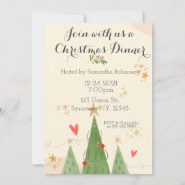 Einladung zum Weihnachtsessen