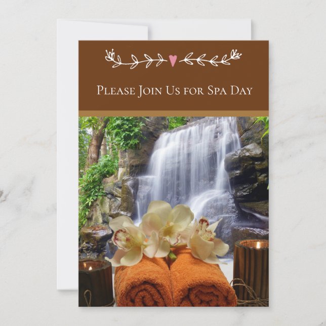 Einladung zum Wellness-Center (Vorderseite)