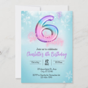 Einladung zum `Winter Wonderland Pyjama-Party