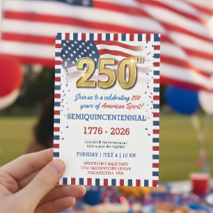Einladung zur 250-Jahres-Feier der USA
