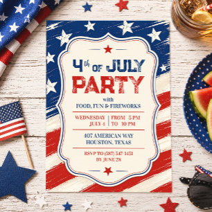 Einladung zur 4. Juli BBQ-Party