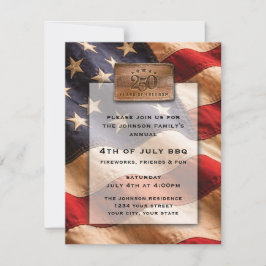 Einladung zur 4. Juli-Party USA 250 Jahre