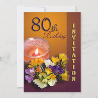 Einladung zur 80. Geburtstagsfeier