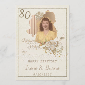 Einladung zur 80. Geburtstagspartei