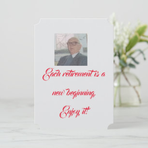 Einladung zur Abschiedsparty mit personalisiertem