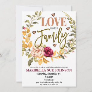 Einladung zur Adoptionsfeier