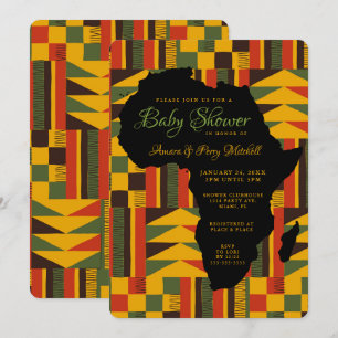 Einladung zur afrikanischen Stammes-Baby-Party