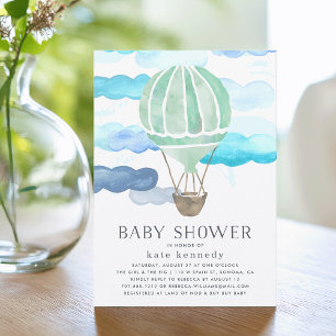 Einladung zur Air Baby Dusche   Münze