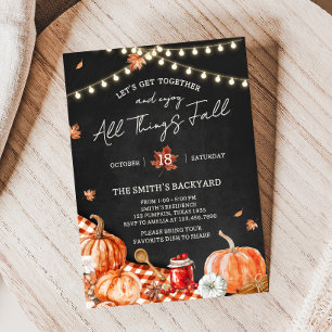Einladung zur All Things Fall-Party