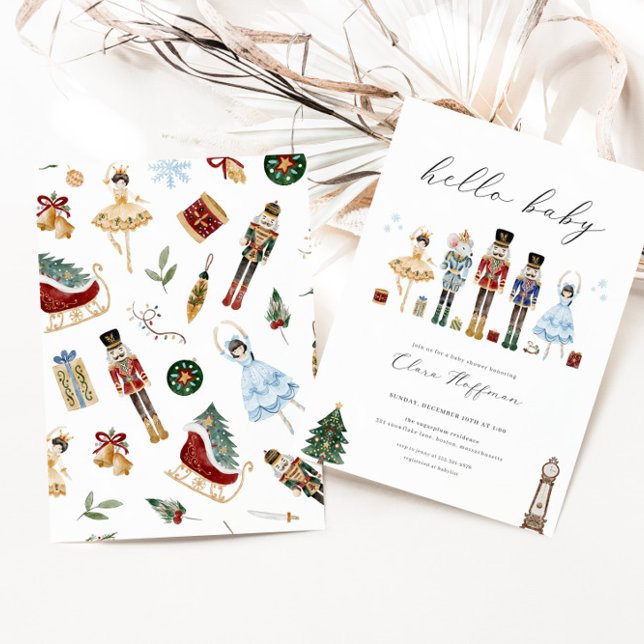 Einladung zur Baby-Dusche Classic Nutcracker im De (Von Creator hochgeladen)