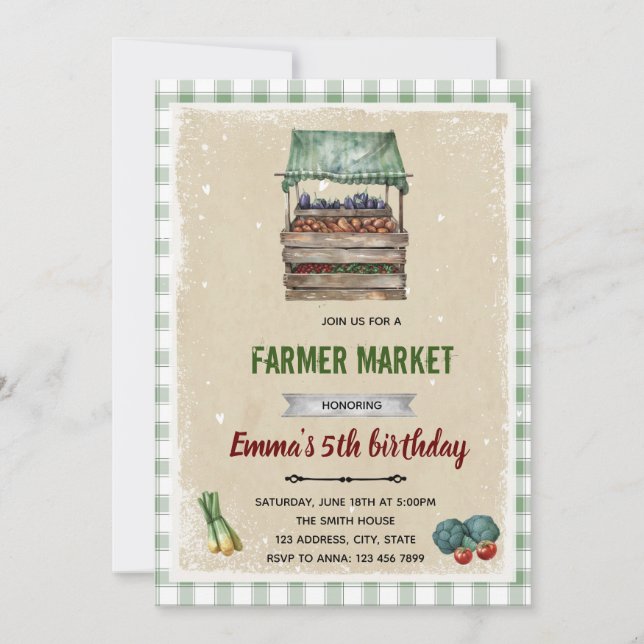 Einladung zur Baby-Dusche in der Nähe (Vorderseite)