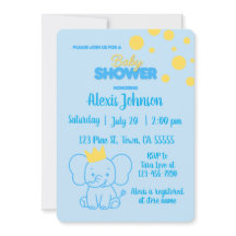 Einladung zur Baby Shower für den kleinen Prinzen 