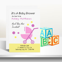Einladung zur Babydusche