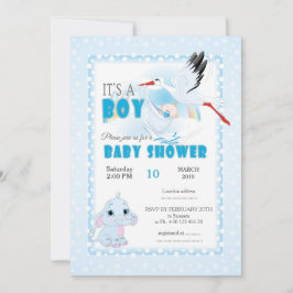 Einladung zur Babydusche, ein Junge