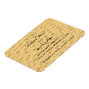 Einladung zur Babyparty Boho Chic Individuelle Ein Magnet