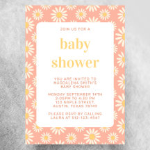 Einladung zur Babyparty für Daisy