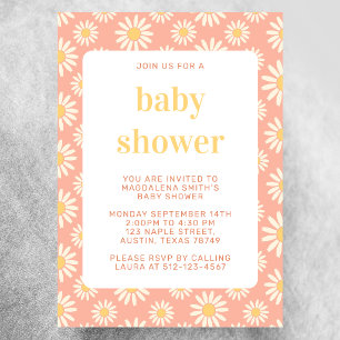 Einladung zur Babyparty für Daisy