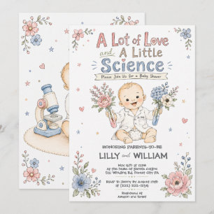 Einladung zur Babyparty für die IVF-Wissenschaftsr