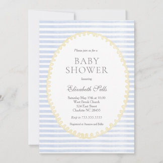 Einladung zur Babyparty für einen Jungen
